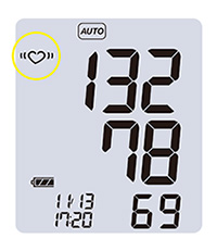 醫(yī)用電子血壓計(jì)UM  -  211 IHB檢測(cè)標(biāo)記點(diǎn)亮圖像
