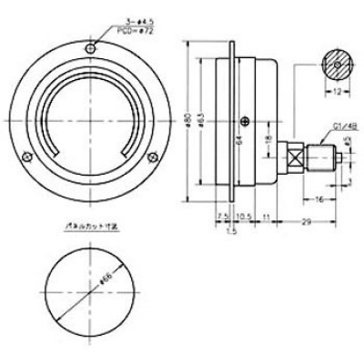 第一計(jì)器 DAIICHI KEIKI  HNT-331A-3.5MPA 通用壓力計(jì)