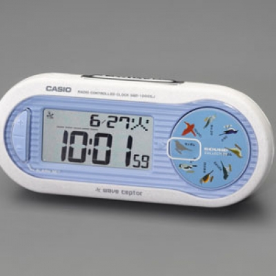 喜一 ESCO EA798CA-142 82x195x112mm[電波]置時(shí)計(jì)(??????) 廣州藤野代理