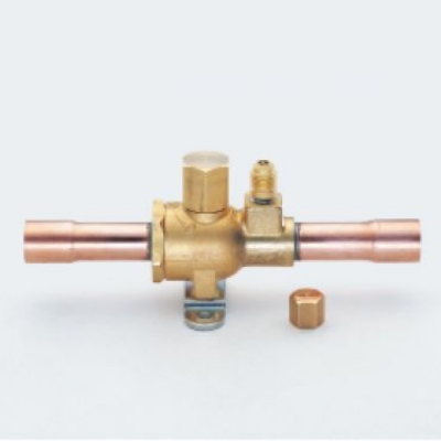 TASCO TA281HC-12 R410A用ボールバルブ（アクセスポート付）