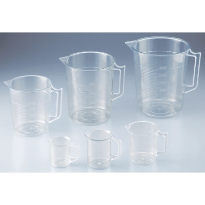 NIKKO 亞速旺 1-4623-11 PS帶把手燒杯 透明計(jì)量カップ BEAKER PS