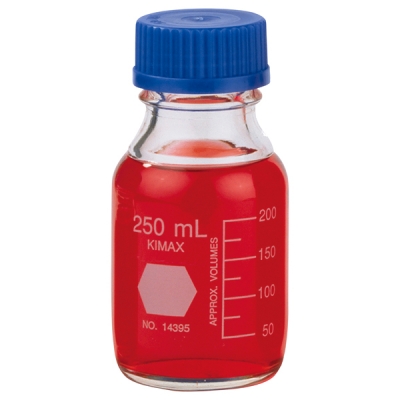 KIMBLE 14395-00100 藍蓋試劑瓶 ネジ口メディウム瓶 BOTTLE CC-5317-01