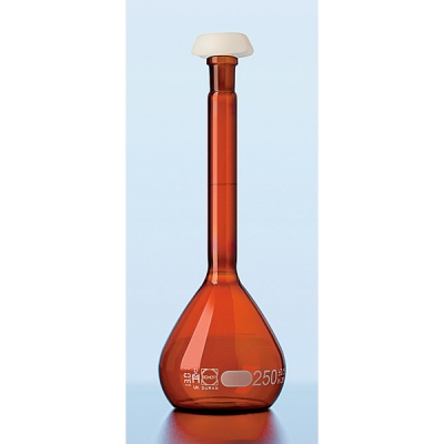 DURAN 246760954 棕色容量瓶帶PE塞 （A級）メスフラスコ FLASK VOLUMETRIC CC-4206-01