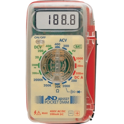 AND 艾安得  AD5527 CLRBL卡片型測試儀