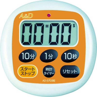 AND 艾安得 AD5705 RE防滴數(shù)字計(jì)時(shí)器橙色
