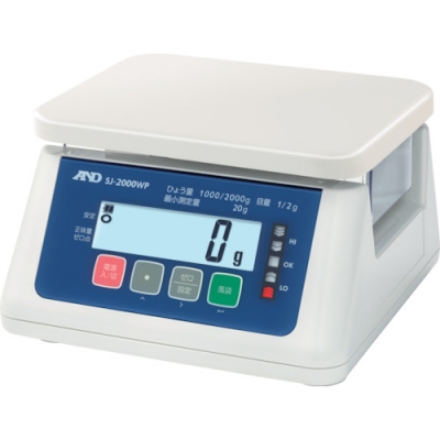 AND 艾安得 SJ2000WPA3交易、證明用（已檢定品）防塵、防水?dāng)?shù)碼秤（5個(gè)地區(qū)3）