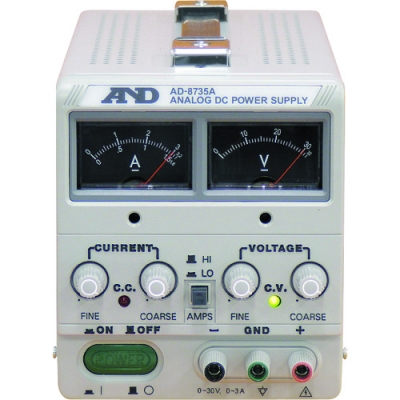 AND 艾安得 8735A直流穩(wěn)定電源跟蹤動(dòng)作模擬儀表方式