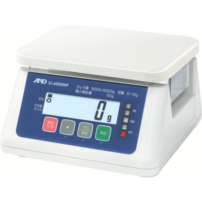 AND 艾安得 SJ6000WP交易、證明用（已檢定品）防塵、防水?dāng)?shù)碼秤