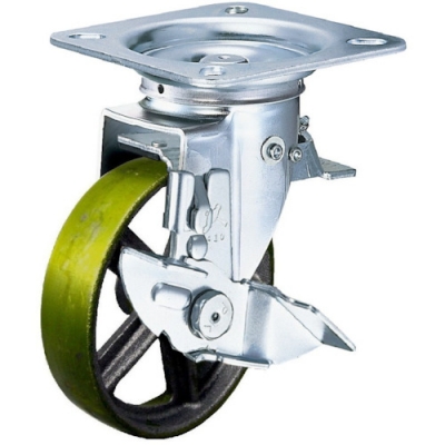 HAMMER CASTER 錘牌 腳輪401ENMC75-鏈輪管子插入MC尼龍車(chē)