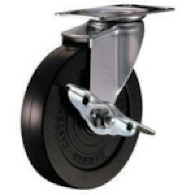 HAMMER CASTER 錘牌 415 E-R125-BAR01-鏈球E型自在SP付橡膠車(chē)125mm