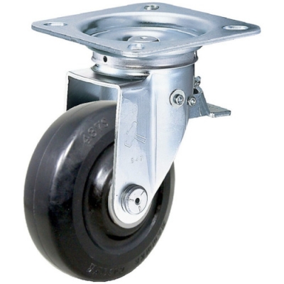 HAMMER CASTER 錘牌 腳輪 400F0SRD100-鏈球方向限制橡膠車(chē)