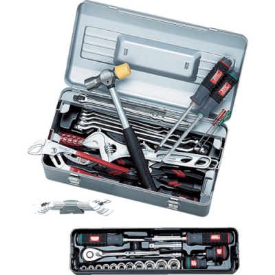 KTC 京都 SSK348S-KTC9.5sq.工具套裝（開(kāi)模金屬盒）[48分組]