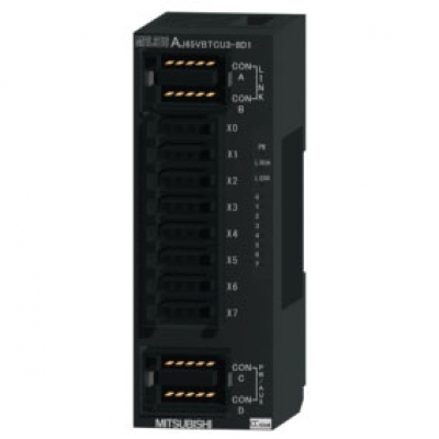 日本三菱 mitsubishi  AJ65VBTCU3-8D1  cc-link模塊 AJ65VBTCU3-8D1  直接安裝連接器3線式
