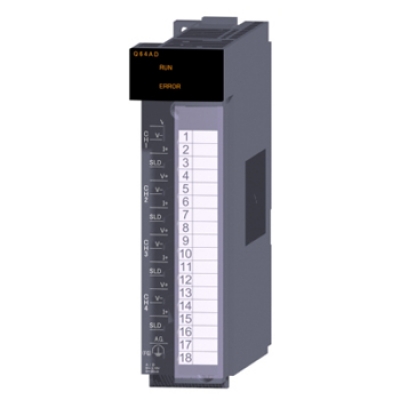 日本三菱 mitsubishi  Q64AD  PLC模擬量輸入模塊Q64AD  4點模擬電壓或電流輸入 AD轉(zhuǎn)換模塊
