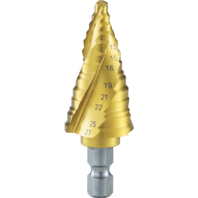 日本中山 TRUSCO   3S-NMS-27G   　ステップドリル?。趁度啸隶骏螗畅`ティング　５～２７ｍｍ　段數(shù)１２