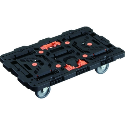 日本中山TRUSCO  BT700J3-E100T  連接式樹(shù)脂平臺(tái)車甲殼蟲(chóng)700X450自如3輪固定的釬焊